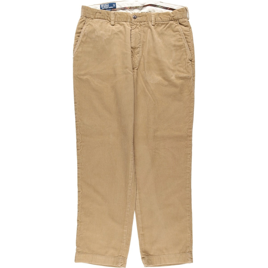 Ralph Lauren POLO by Ralph Lauren PROSPECT PANT Corduroy Pants, Men's W36 (approx.) cotton Beige type Vintage Second Hand