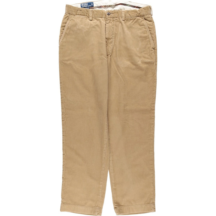 Ralph Lauren POLO by Ralph Lauren PROSPECT PANT Corduroy Pants, Men's W36 (approx.) cotton Beige type Vintage Second Hand