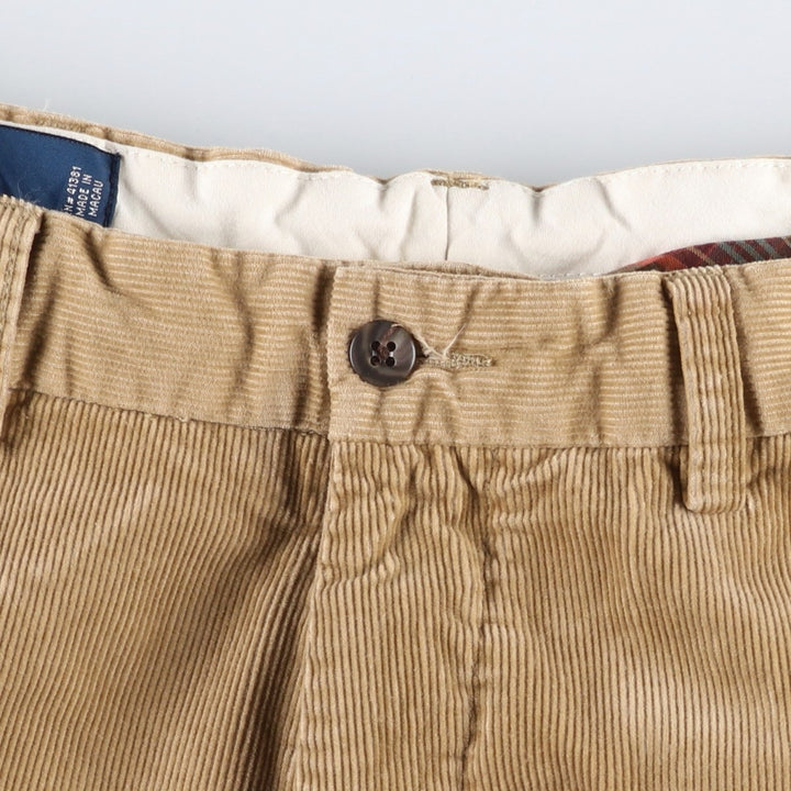 Ralph Lauren POLO by Ralph Lauren PROSPECT PANT Corduroy Pants, Men's W36 (approx.) cotton Beige type Vintage Second Hand