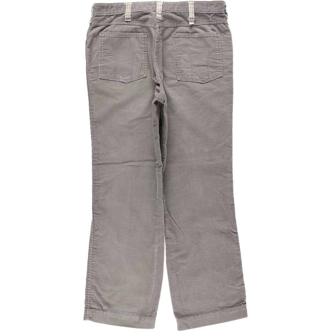 70s-80'S Dickies Corduroy Pants, Men's Size W33 (approx.), Vintage unclear gray type Vintage Second Hand