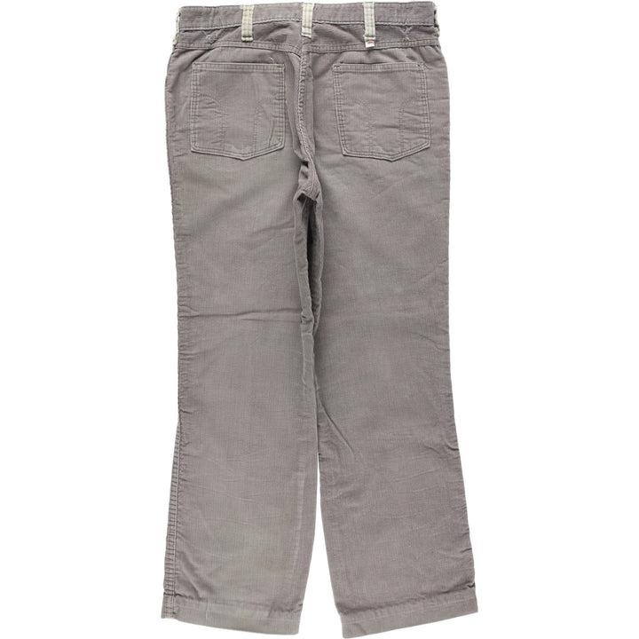 70s-80'S Dickies Corduroy Pants, Men's Size W33 (approx.), Vintage unclear gray type Vintage Second Hand