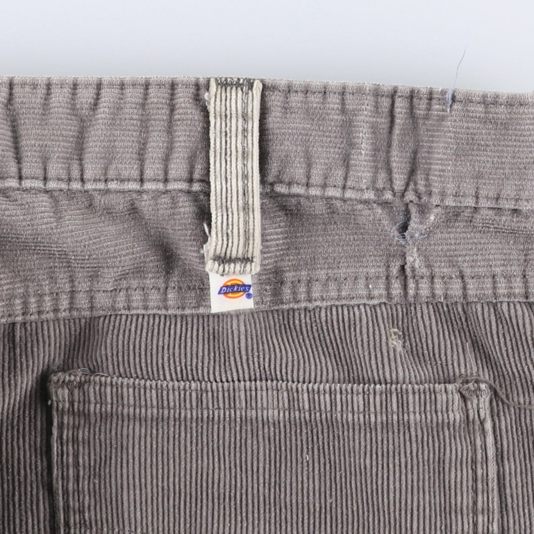 70s-80'S Dickies Corduroy Pants, Men's Size W33 (approx.), Vintage unclear gray type Vintage Second Hand