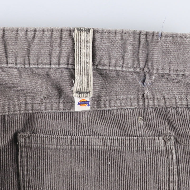 70s-80'S Dickies Corduroy Pants, Men's Size W33 (approx.), Vintage unclear gray type Vintage Second Hand