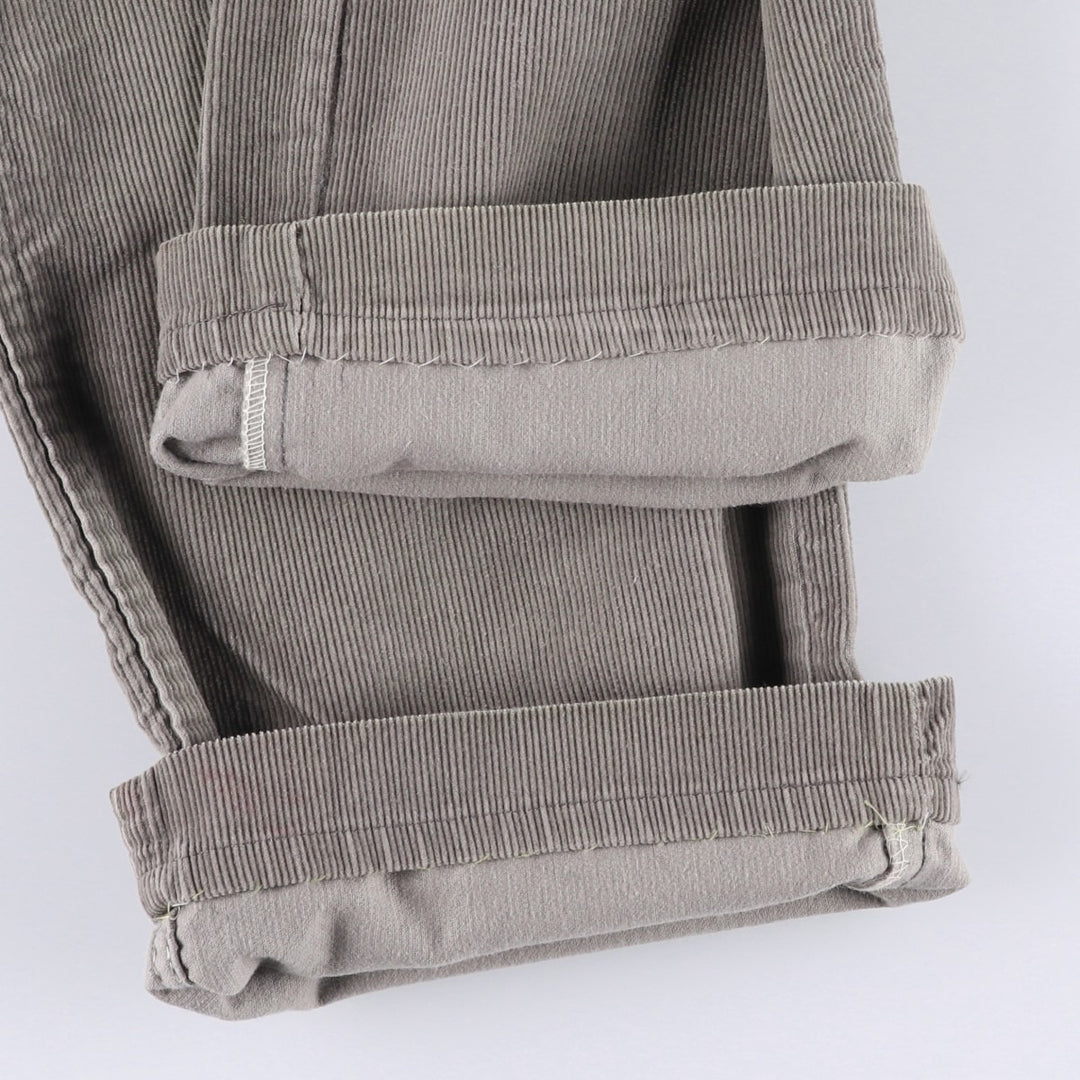 70s-80'S Dickies Corduroy Pants, Men's Size W33 (approx.), Vintage unclear gray type Vintage Second Hand