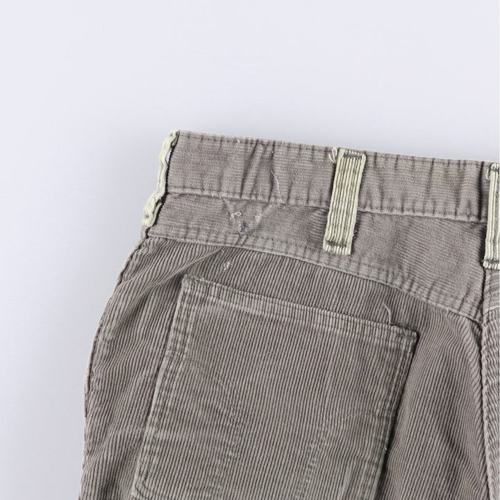 70s-80'S Dickies Corduroy Pants, Men's Size W33 (approx.), Vintage unclear gray type Vintage Second Hand