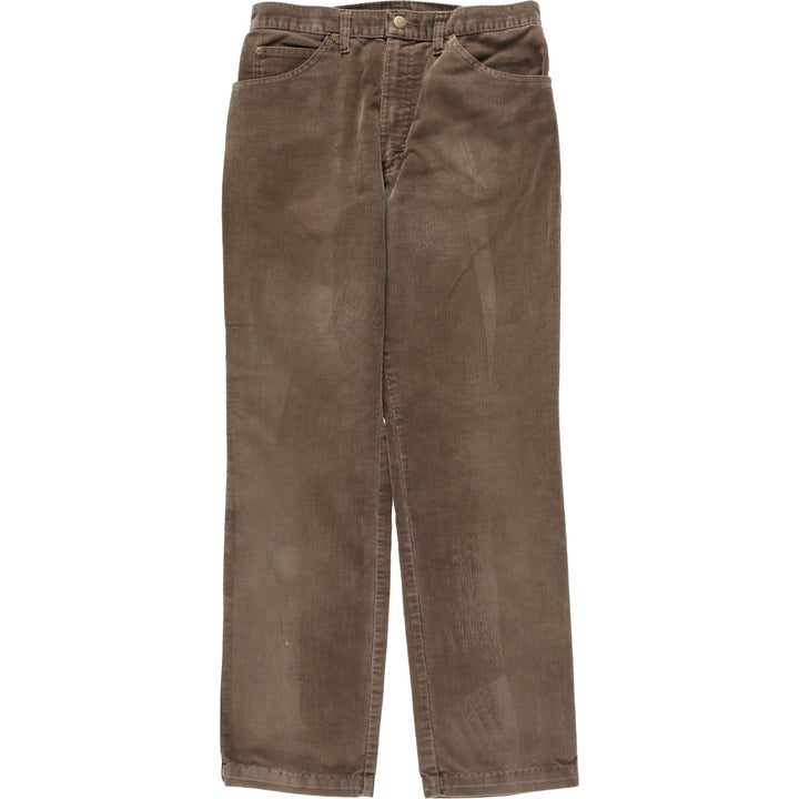 Vintage Lee Riders Corduroy Pants, Men's, Size W30, Made in USA, 1990s cotton brown type Vintage Second Hand