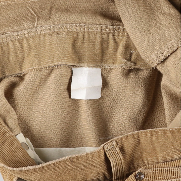 1980'S Lee Corduroy Pants, Made in USA, Men's Size W36 (approx.), Vintage cotton beige type brown Vintage Second Hand