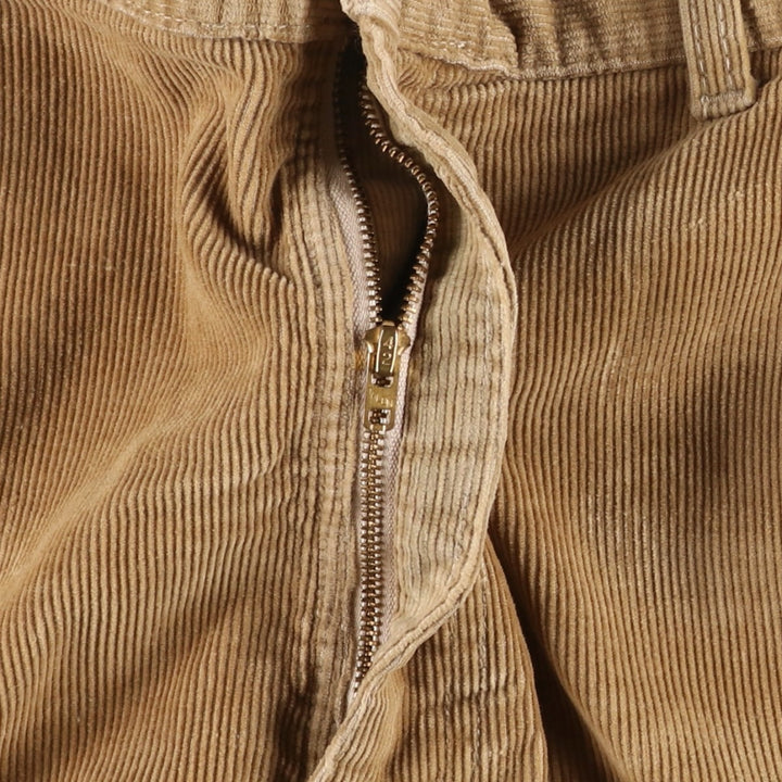 1980'S Lee Corduroy Pants, Made in USA, Men's Size W36 (approx.), Vintage cotton beige type brown Vintage Second Hand