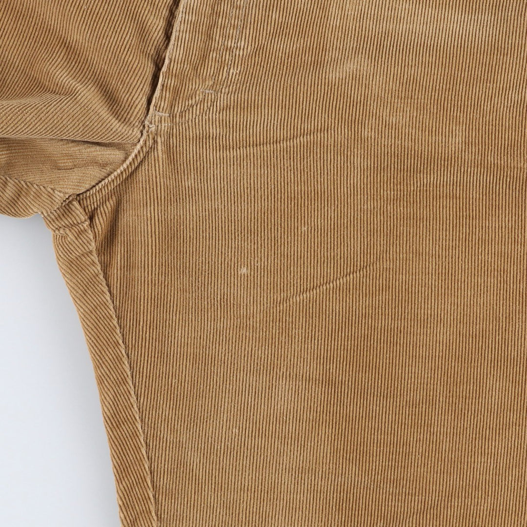 1980'S Lee Corduroy Pants, Made in USA, Men's Size W36 (approx.), Vintage cotton beige type brown Vintage Second Hand