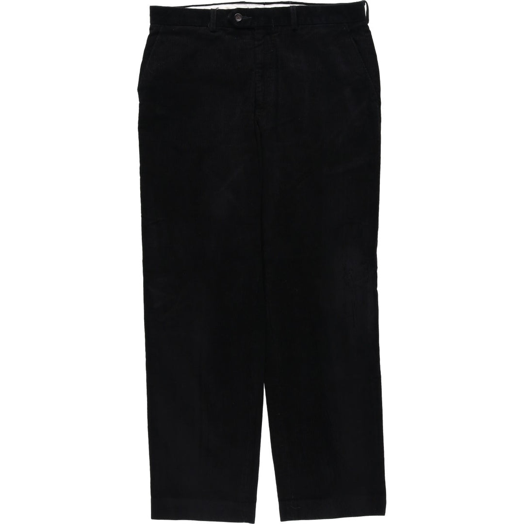Ralph Lauren LAUREN Lauren Corduroy Pants Men's W33 equivalent cotton black type Vintage Second Hand