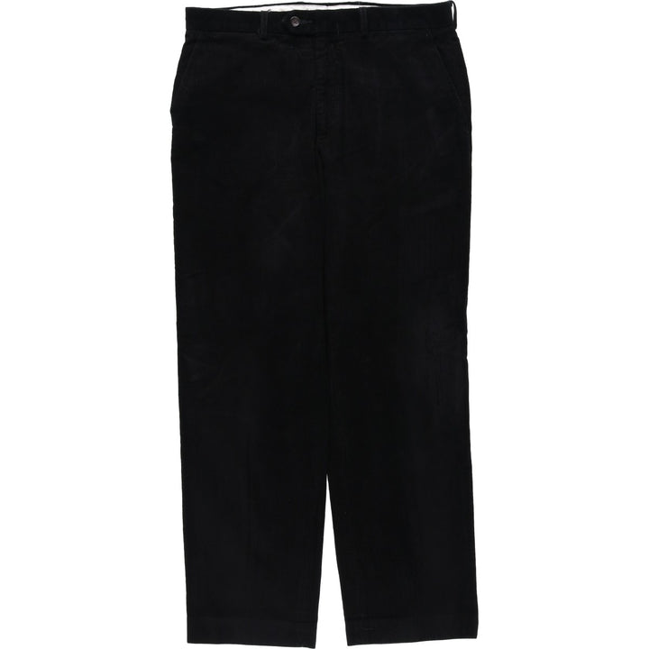 Ralph Lauren LAUREN Lauren Corduroy Pants Men's W33 equivalent cotton black type Vintage Second Hand