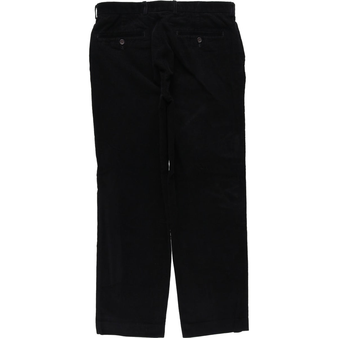 Ralph Lauren LAUREN Lauren Corduroy Pants Men's W33 equivalent cotton black type Vintage Second Hand