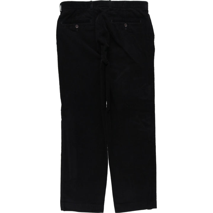 Ralph Lauren LAUREN Lauren Corduroy Pants Men's W33 equivalent cotton black type Vintage Second Hand