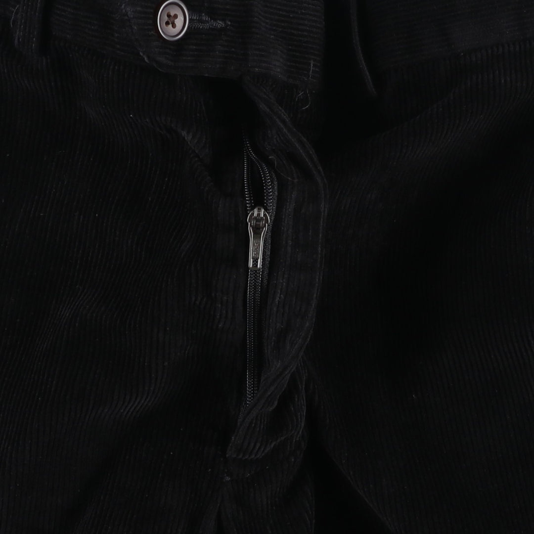 Ralph Lauren LAUREN Lauren Corduroy Pants Men's W33 equivalent cotton black type Vintage Second Hand
