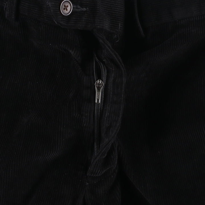 Ralph Lauren LAUREN Lauren Corduroy Pants Men's W33 equivalent cotton black type Vintage Second Hand