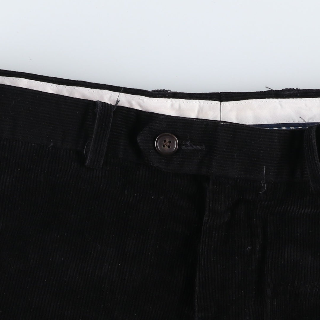 Ralph Lauren LAUREN Lauren Corduroy Pants Men's W33 equivalent cotton black type Vintage Second Hand
