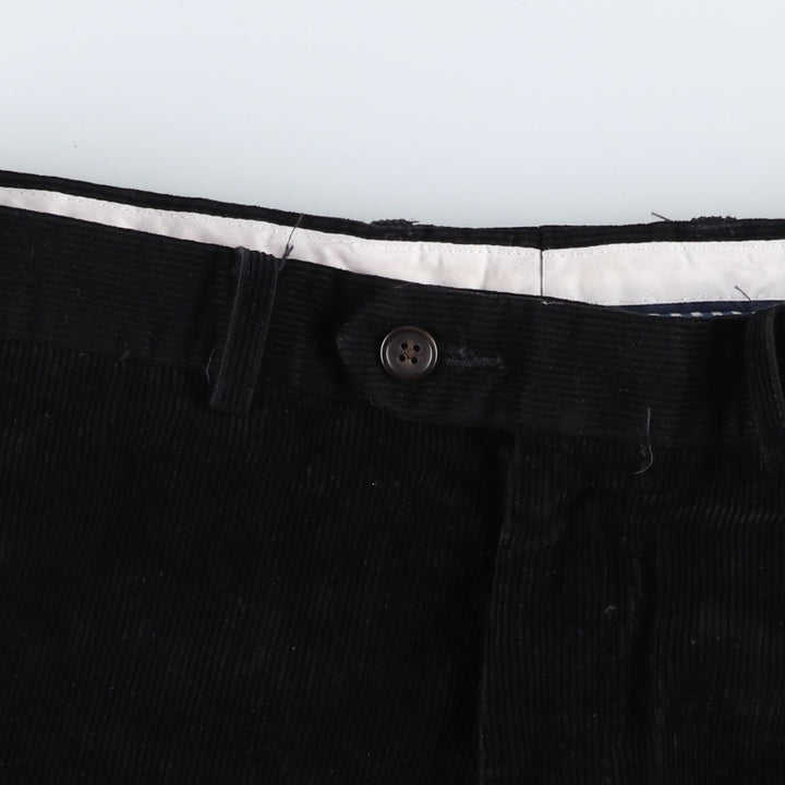 Ralph Lauren LAUREN Lauren Corduroy Pants Men's W33 equivalent cotton black type Vintage Second Hand