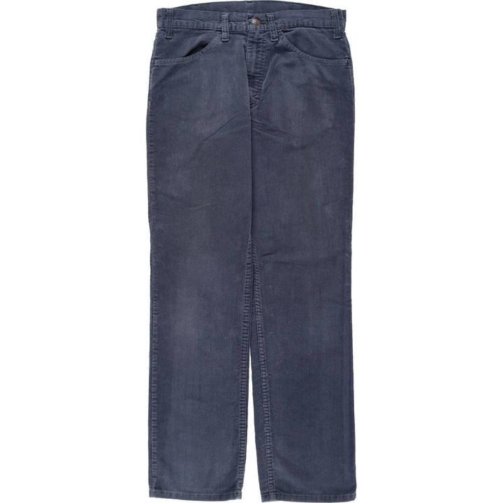 Vintage 1980'S Levi's 519-1517 corduroy pants, men's size W32. unclear blue type Vintage Second Hand
