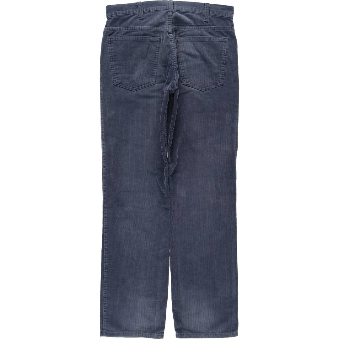 Vintage 1980'S Levi's 519-1517 corduroy pants, men's size W32. unclear blue type Vintage Second Hand