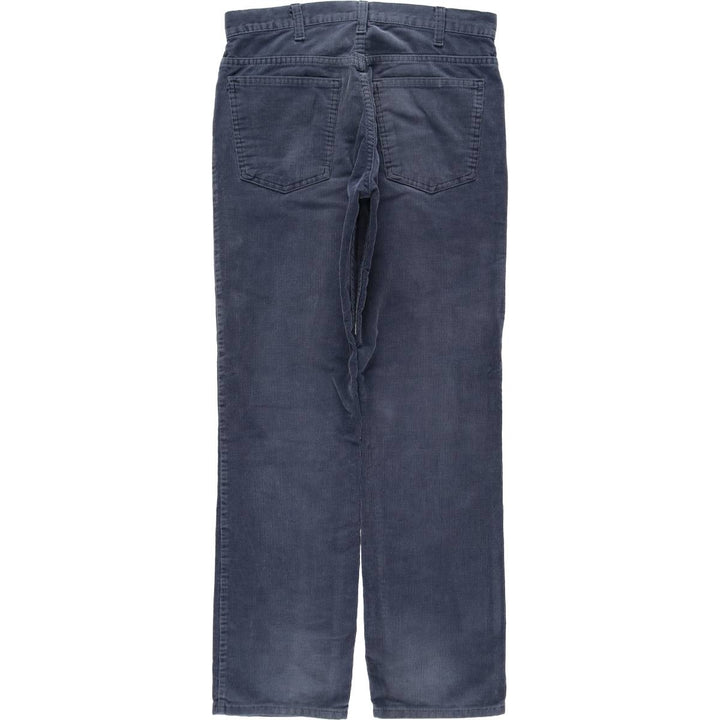 Vintage 1980'S Levi's 519-1517 corduroy pants, men's size W32. unclear blue type Vintage Second Hand