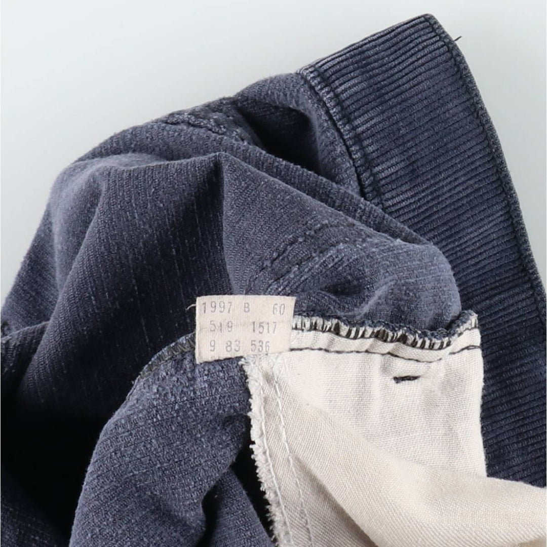 Vintage 1980'S Levi's 519-1517 corduroy pants, men's size W32. unclear blue type Vintage Second Hand