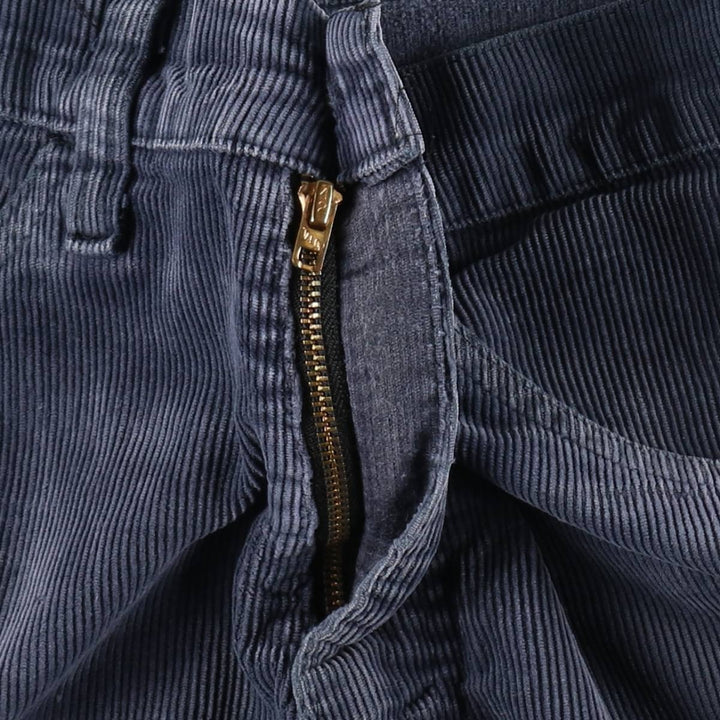 Vintage 1980'S Levi's 519-1517 corduroy pants, men's size W32. unclear blue type Vintage Second Hand