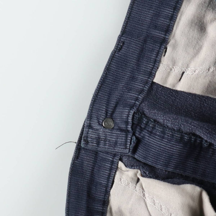Vintage 1980'S Levi's 519-1517 corduroy pants, men's size W32. unclear blue type Vintage Second Hand