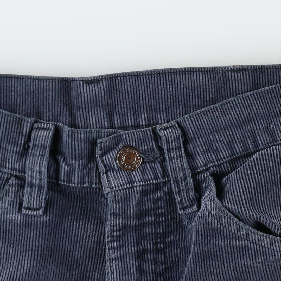 Vintage 1980'S Levi's 519-1517 corduroy pants, men's size W32. unclear blue type Vintage Second Hand