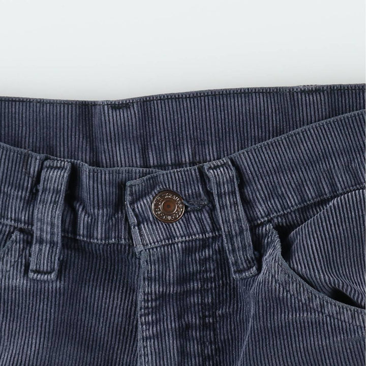 Vintage 1980'S Levi's 519-1517 corduroy pants, men's size W32. unclear blue type Vintage Second Hand