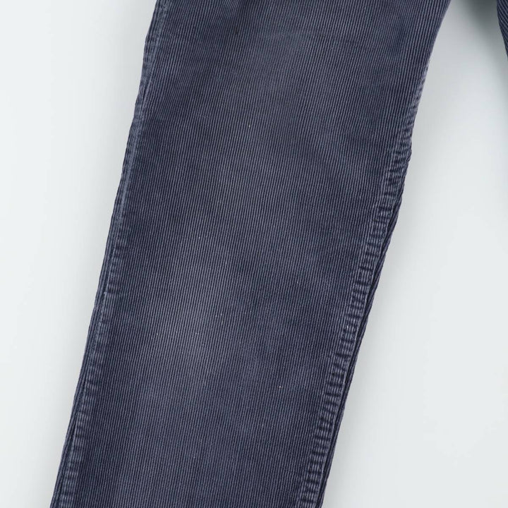 Vintage 1980'S Levi's 519-1517 corduroy pants, men's size W32. unclear blue type Vintage Second Hand