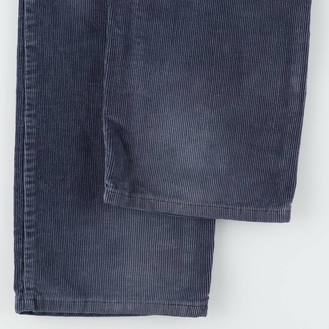 Vintage 1980'S Levi's 519-1517 corduroy pants, men's size W32. unclear blue type Vintage Second Hand
