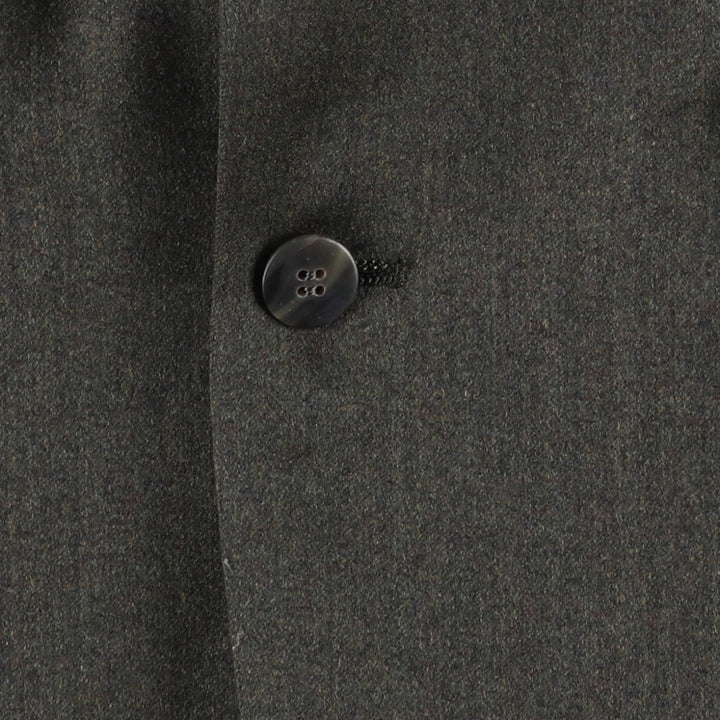 Embassy Square Wool Tailored Jacket, Made in USA, Men's Size M (approx.) wool Khaki type Vintage Second Hand