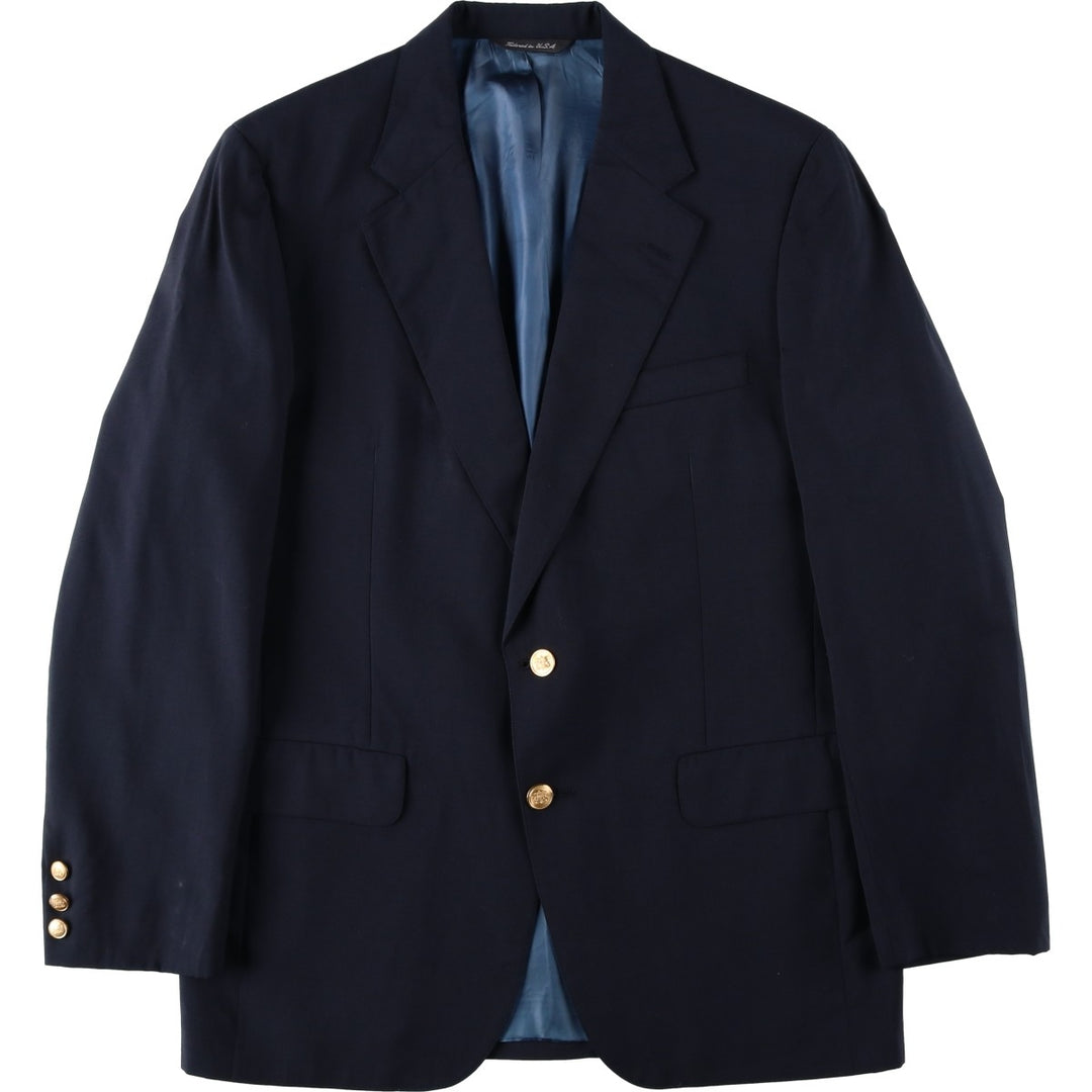 Navy blazer, tailored jacket, made in the USA, men's size M equivalent. unclear navy blue type Vintage Second Hand