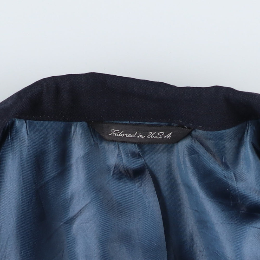 Navy blazer, tailored jacket, made in the USA, men's size M equivalent. unclear navy blue type Vintage Second Hand