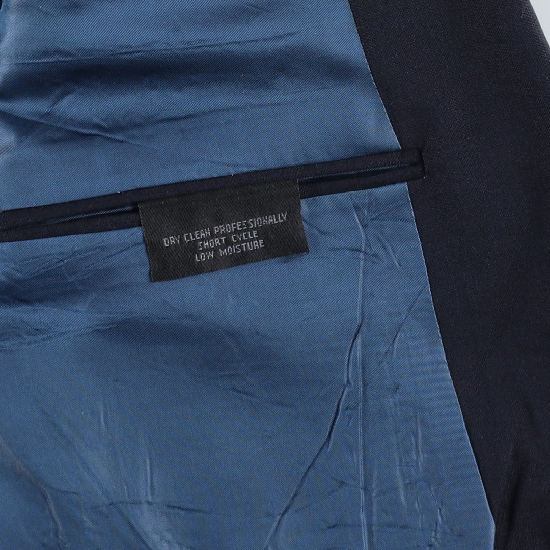 Navy blazer, tailored jacket, made in the USA, men's size M equivalent. unclear navy blue type Vintage Second Hand