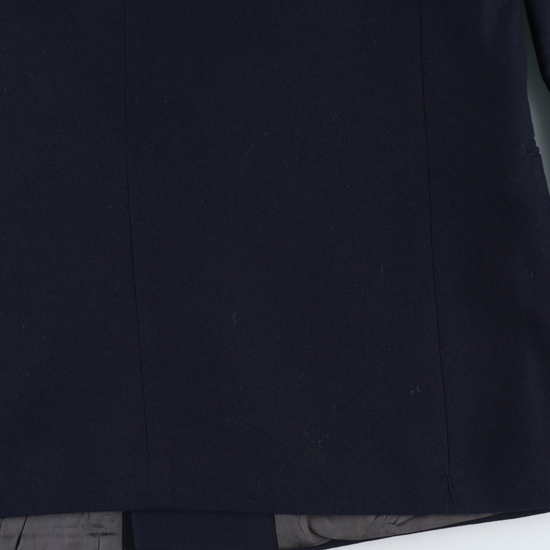 Today's Man Double-Breasted Peaked Lapel Navy Blazer Tailored Jacket, Made in USA, Men's Size M (approx.) unclear navy blue type Vintage Second Hand