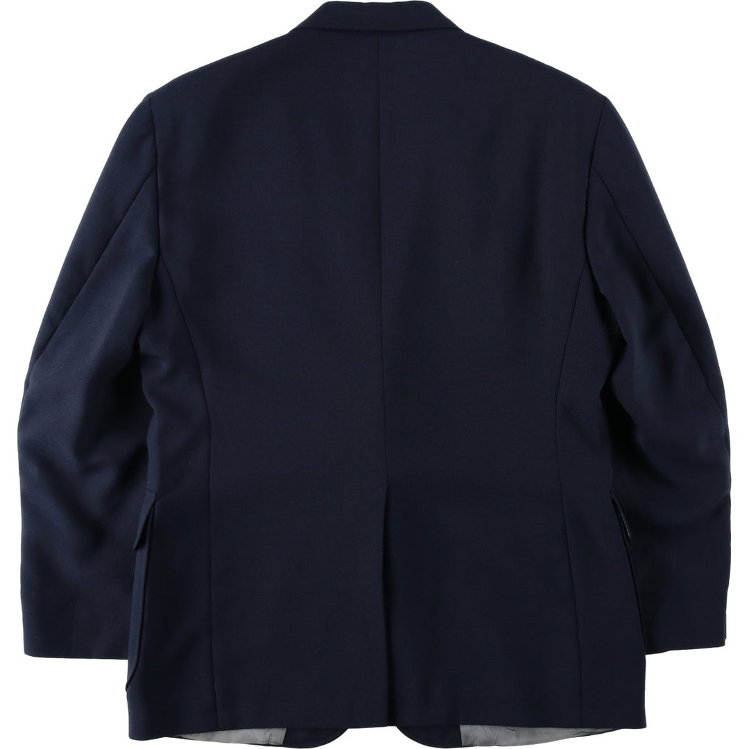 Stafford Navy Blazer, Tailored Jacket, Made in USA, Men's Size M polyester navy blue type Vintage Second Hand