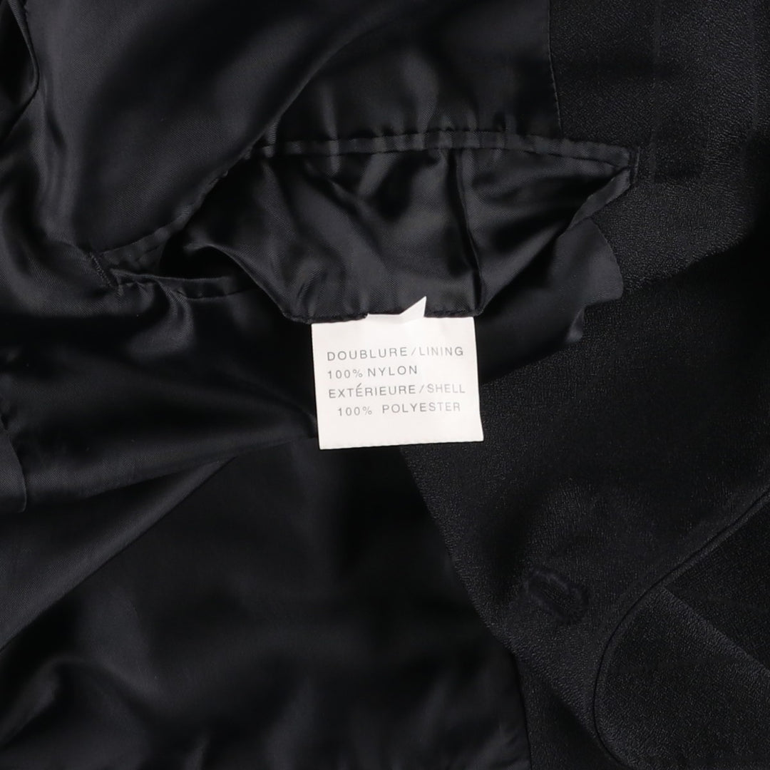 Vomo Moda Stripe Pattern Tailored Jacket, Men's Size L (approx.) polyester black type Vintage Second Hand