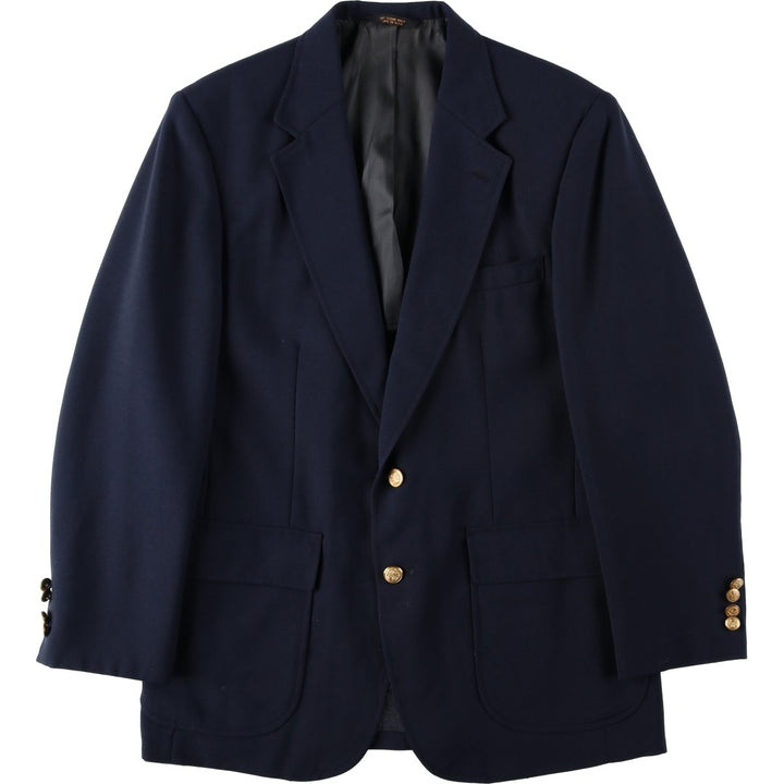 ANDHURST Navy Blazer Tailored Jacket, Made in USA, Men's Size M (approx.) unclear navy blue type Vintage Second Hand