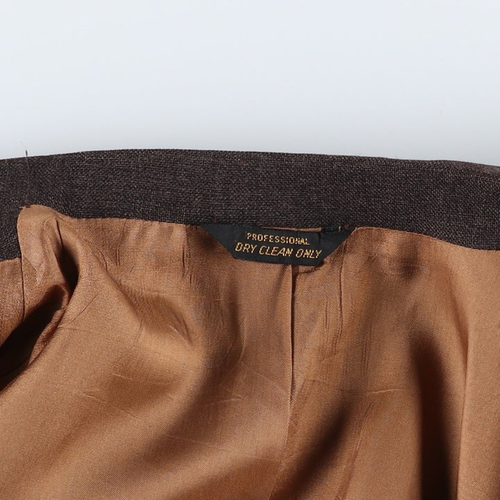 1980'S Levi's Action Suit Blazer Tailored Jacket (Men's Size M) unclear brown type Vintage Second Hand