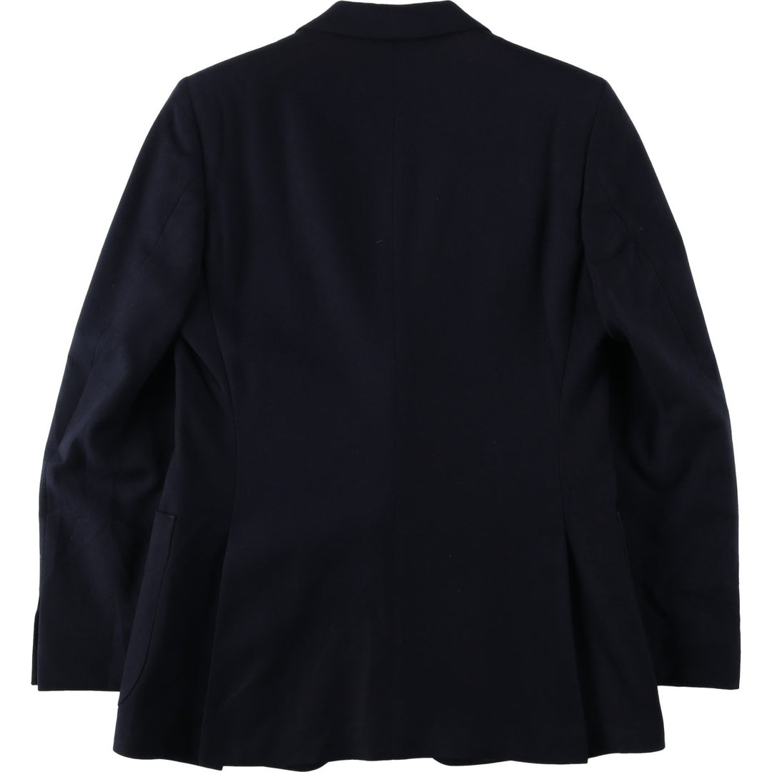 Navy blazer, tailored jacket, made in France, men's size S equivalent. unclear navy blue type Vintage Second Hand