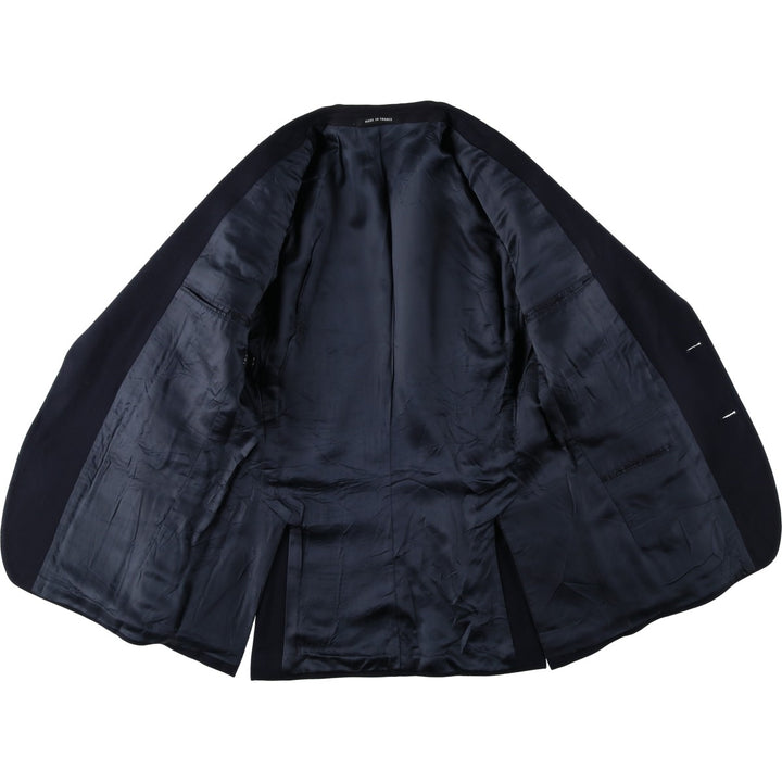 Navy blazer, tailored jacket, made in France, men's size S equivalent. unclear navy blue type Vintage Second Hand