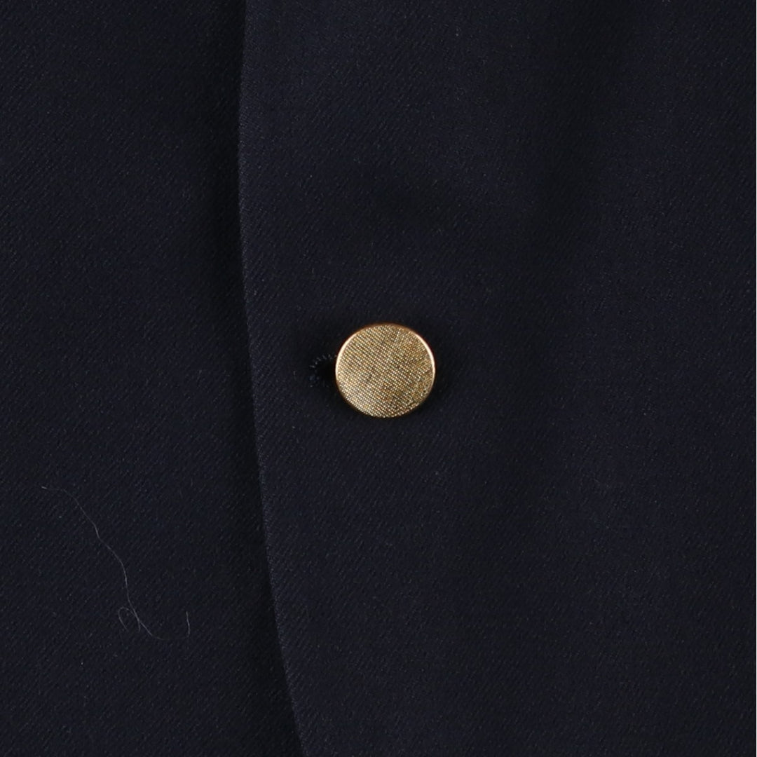 Navy blazer, tailored jacket, made in France, men's size S equivalent. unclear navy blue type Vintage Second Hand