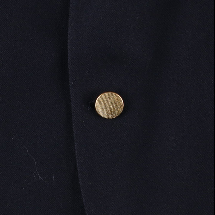 Navy blazer, tailored jacket, made in France, men's size S equivalent. unclear navy blue type Vintage Second Hand