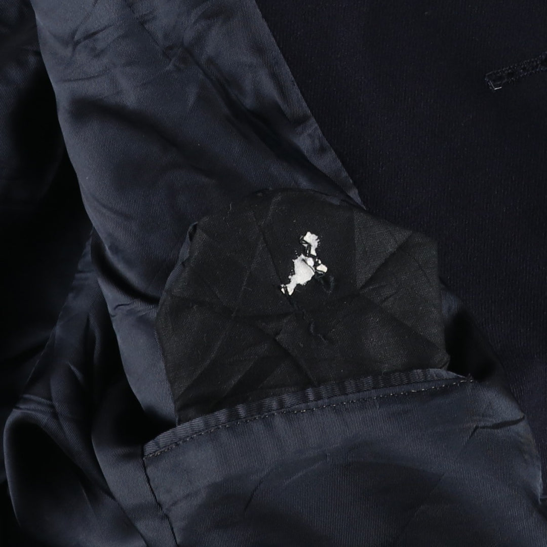 Navy blazer, tailored jacket, made in France, men's size S equivalent. unclear navy blue type Vintage Second Hand
