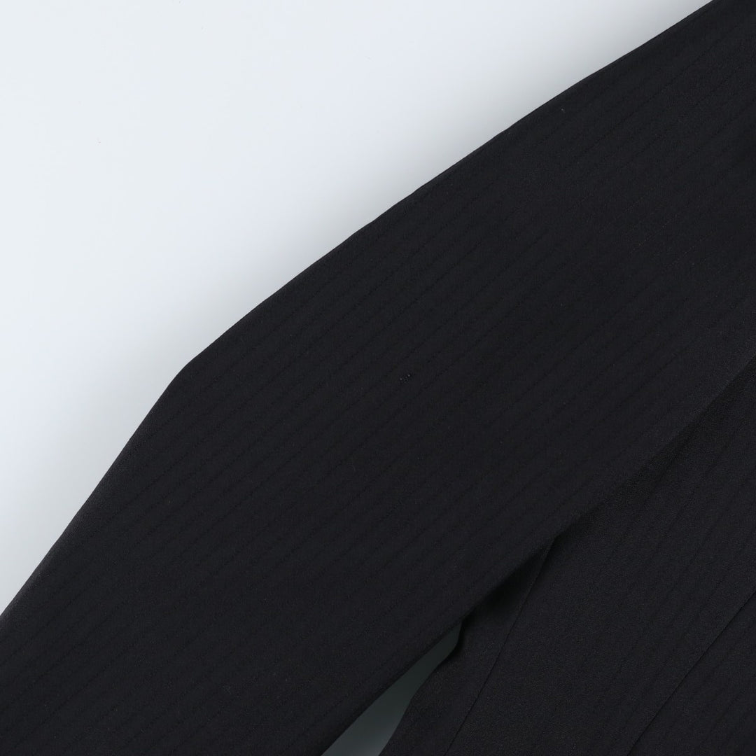 Pierre Cardin Stripe Pattern Tailored Jacket, Made in USA, Men's Size M (approx.) unclear black type Vintage Second Hand