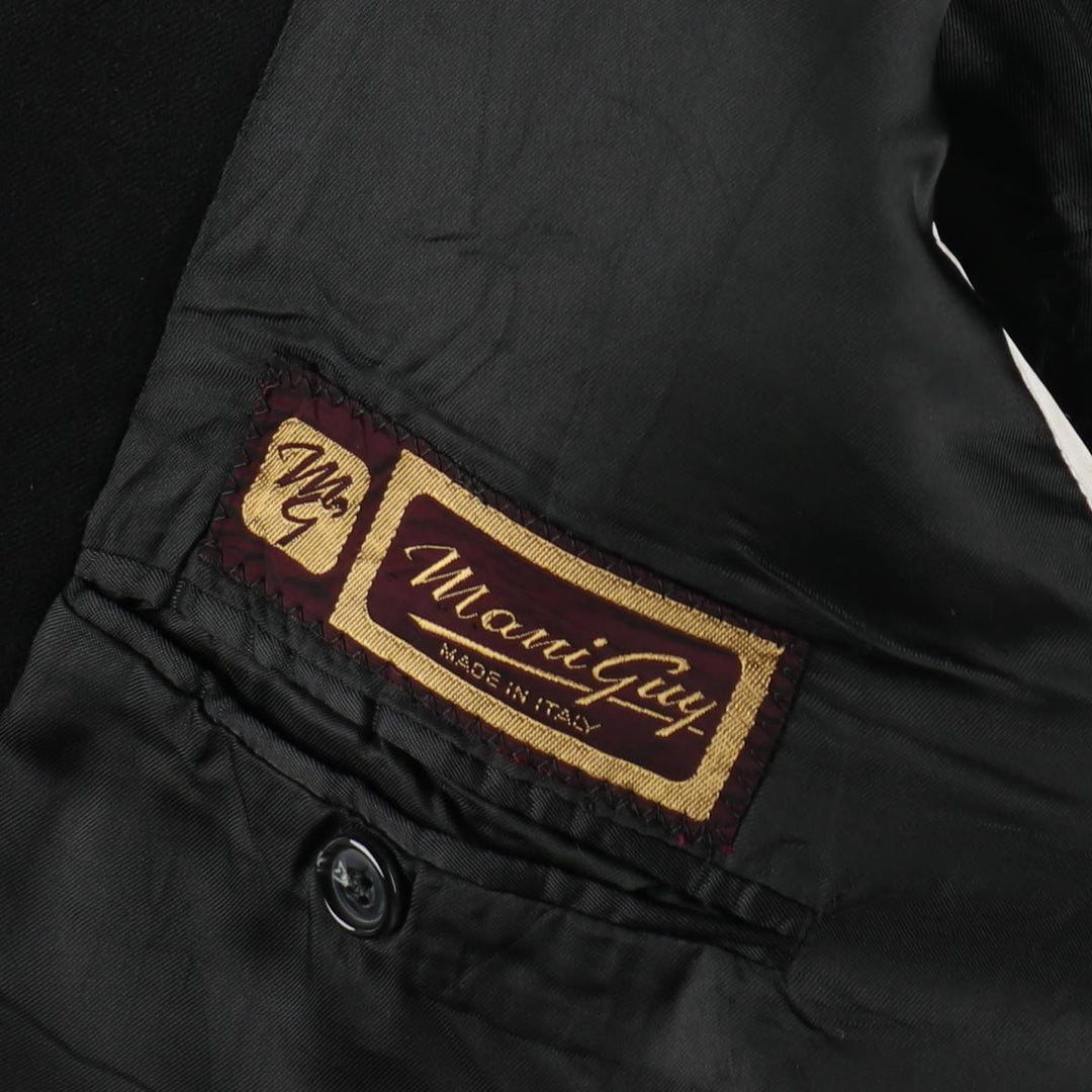 Mani Guy tailored jacket, made in Italy, men's size M equivalent. unclear black type Vintage Second Hand