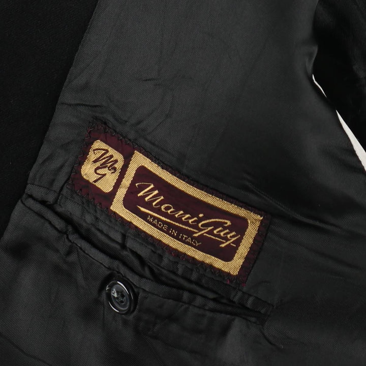 Mani Guy tailored jacket, made in Italy, men's size M equivalent. unclear black type Vintage Second Hand
