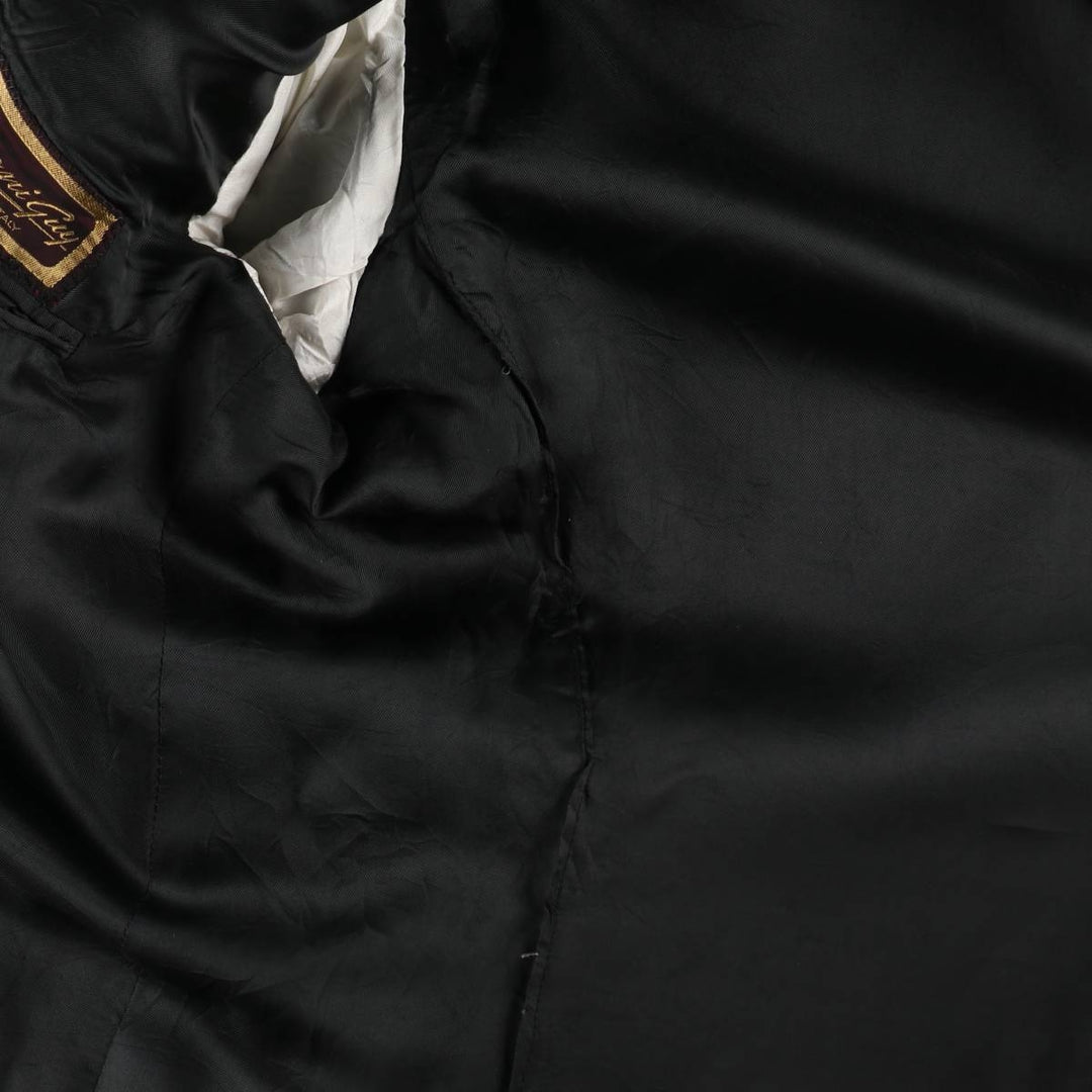 Mani Guy tailored jacket, made in Italy, men's size M equivalent. unclear black type Vintage Second Hand