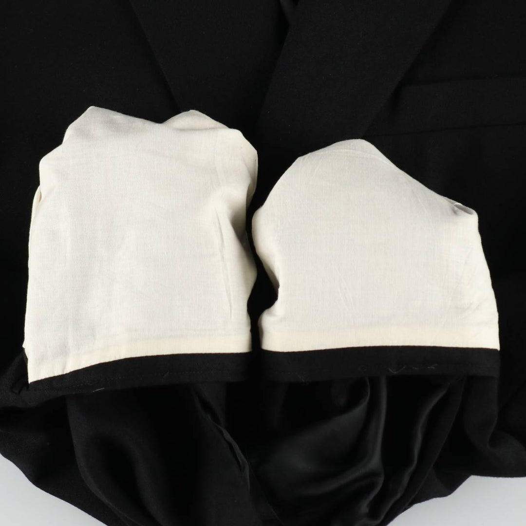 Mani Guy tailored jacket, made in Italy, men's size M equivalent. unclear black type Vintage Second Hand